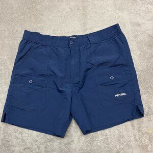Men's Heybo Bay Shorts in Navy Blue Nylon XL